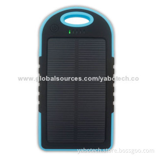 Solar power bank, waterproof/vibration-proof/crush-proof solar mobile phone chargerNew